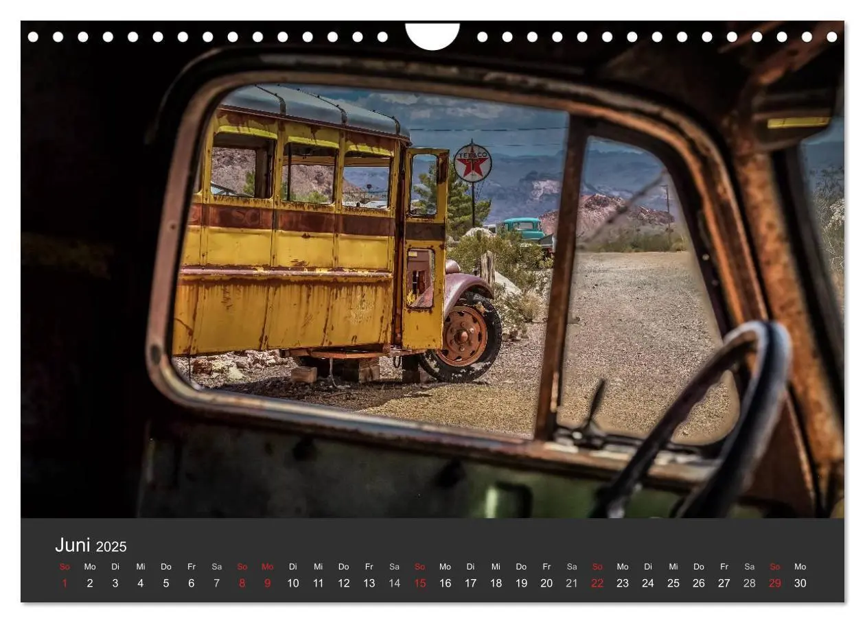 Bild: 9783435576739 | Vergessene Zeitzeugen entlang der Route 66 (Wandkalender 2025 DIN...