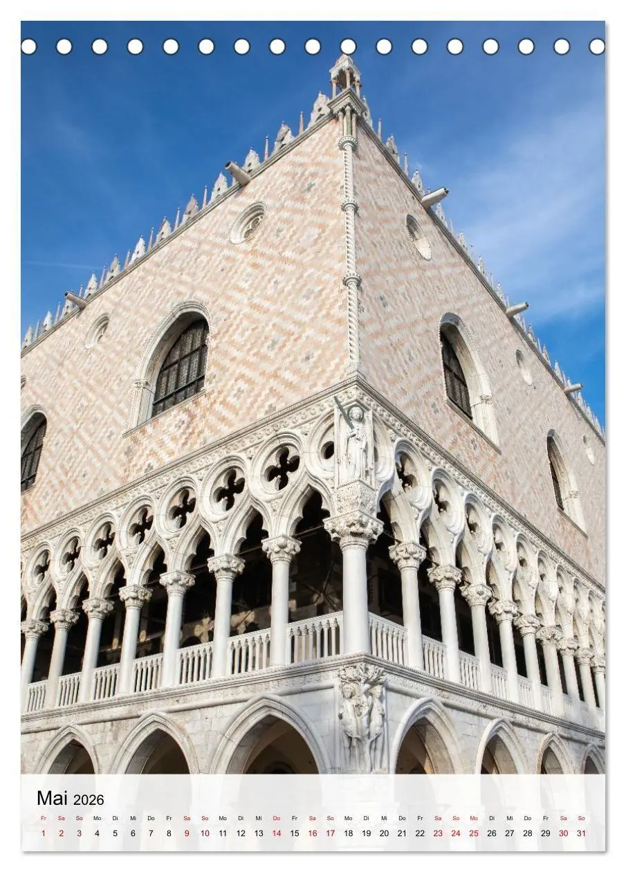 Bild: 9783516686739 | Venedig - Zwischen Wasser und Himmel (Tischkalender 2026 DIN A5...