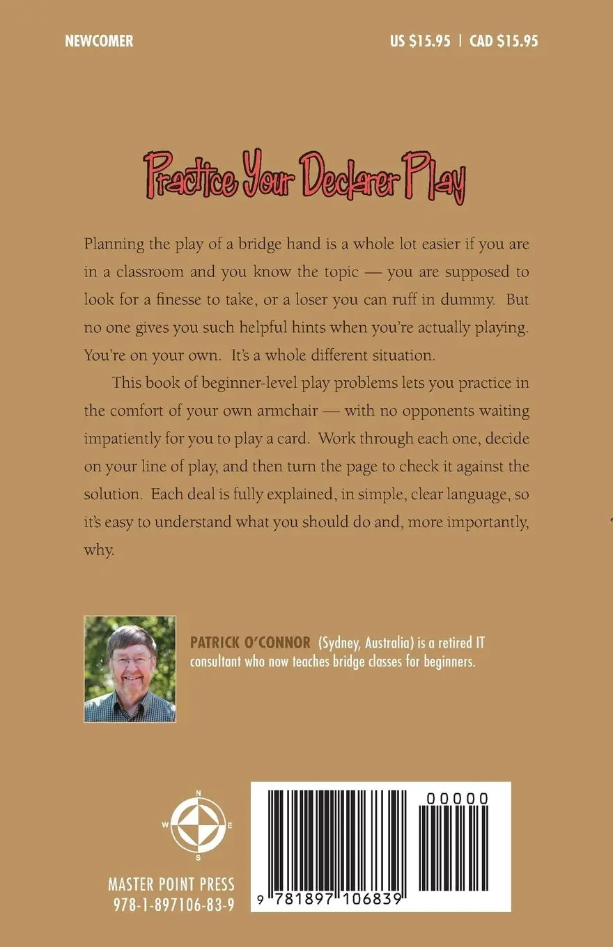Rückseite: 9781897106839 | A First Book of Bridge Problems | Patrick O'Connor | Taschenbuch