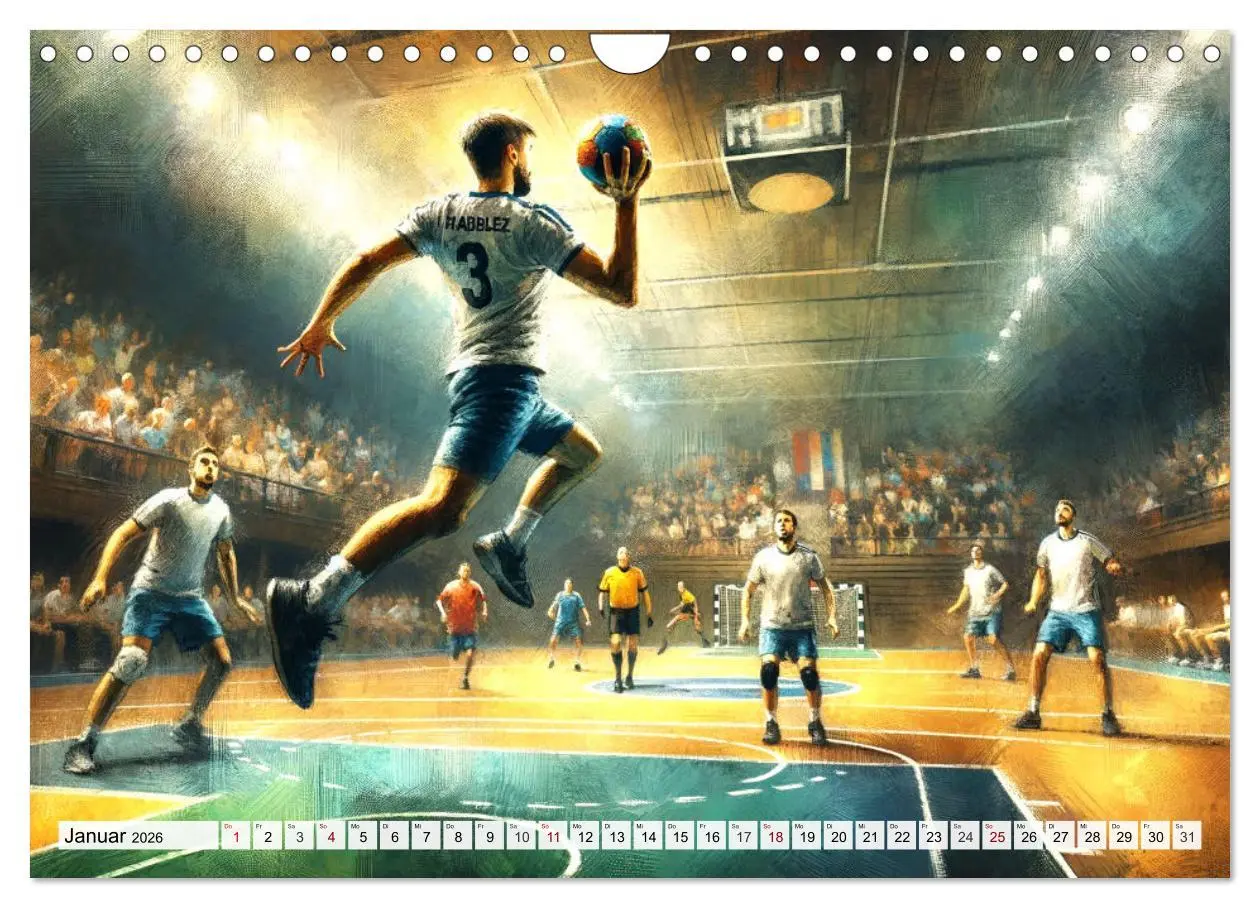 Bild: 9783457346839 | Handball Impressionismus, Künstlerische Handballaktionen im...