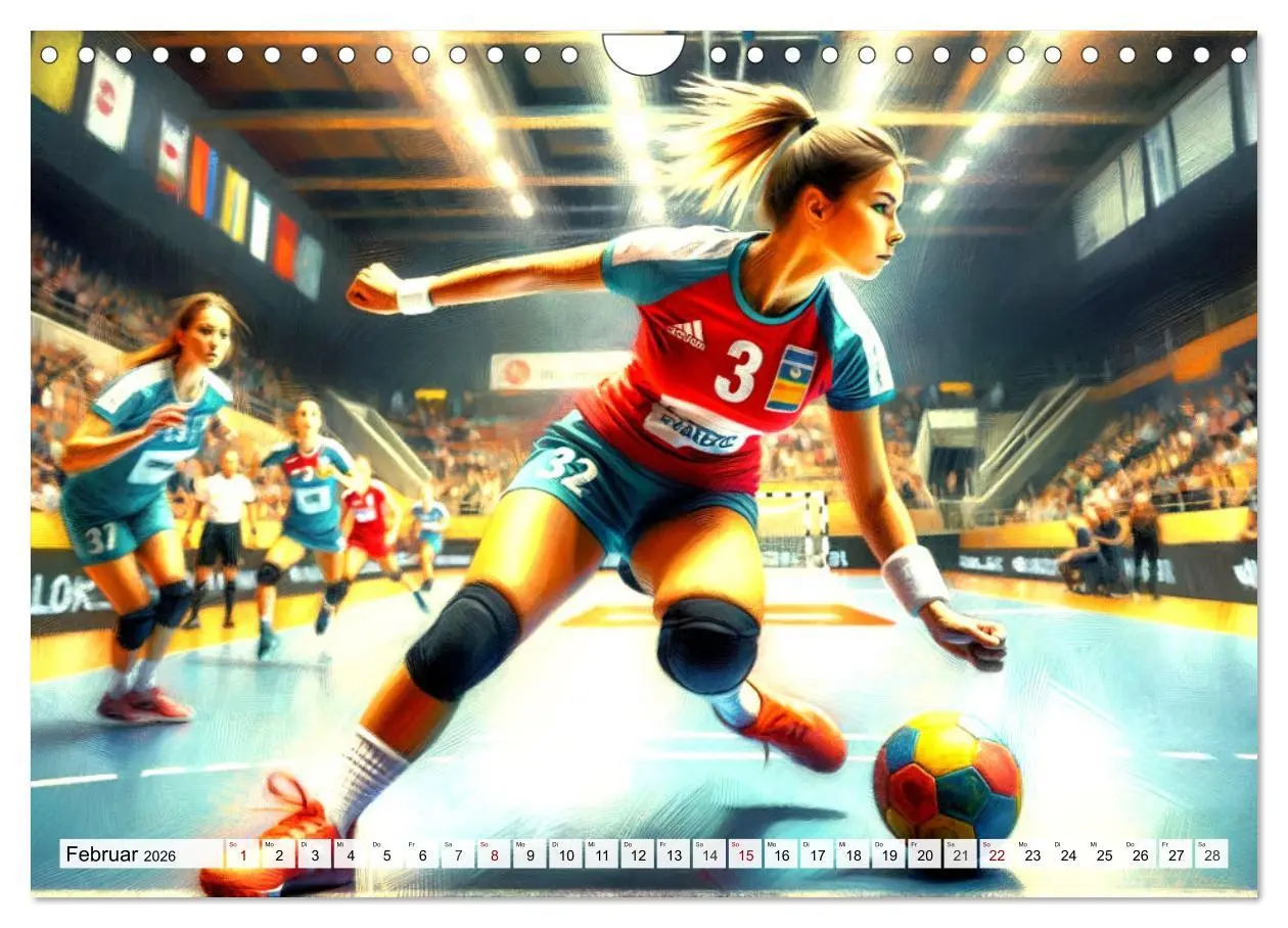Bild: 9783457346839 | Handball Impressionismus, Künstlerische Handballaktionen im...