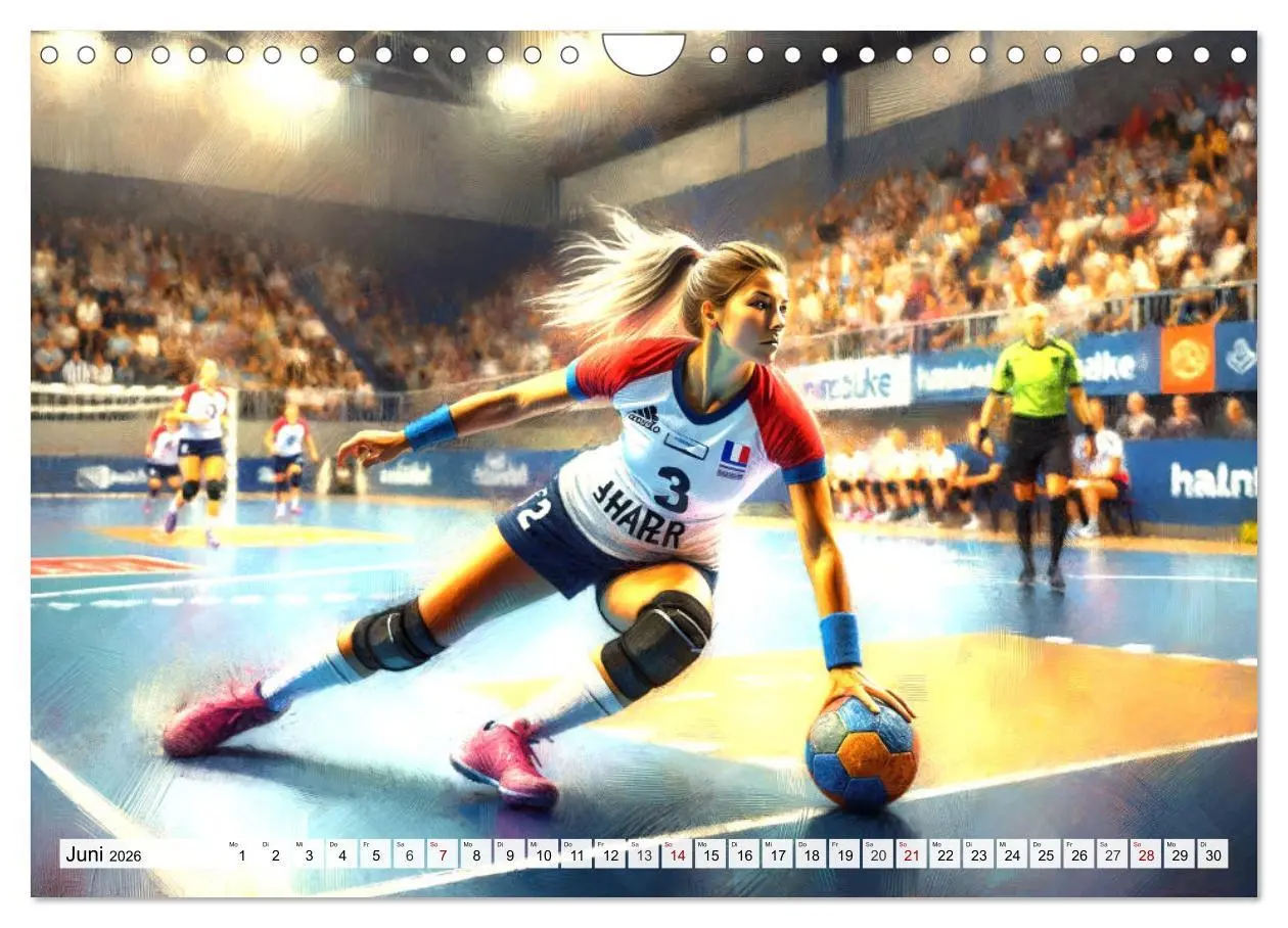 Bild: 9783457346839 | Handball Impressionismus, Künstlerische Handballaktionen im...