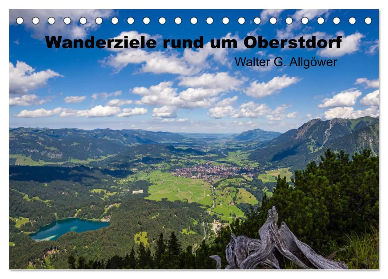 Cover: 9783457966839 | Wanderziele rund um Oberstdorf (Tischkalender 2026 DIN A5 quer),...