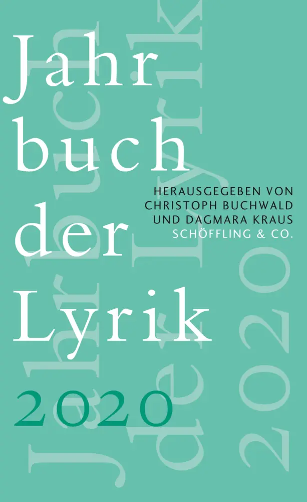 Cover: 9783895616839 | Jahrbuch der Lyrik 2020 | Christoph Buchwald (u. a.) | Buch | 244 S.