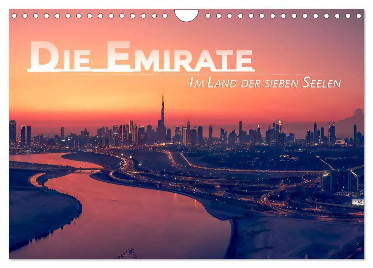 Cover: 9783457336939 | Die Emirate - Im Land der sieben Seelen (Wandkalender 2026 DIN A4...