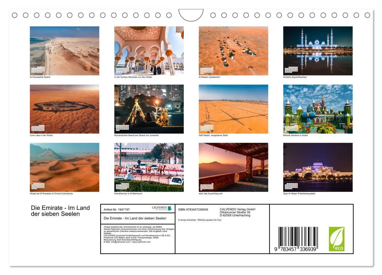 Bild: 9783457336939 | Die Emirate - Im Land der sieben Seelen (Wandkalender 2026 DIN A4...