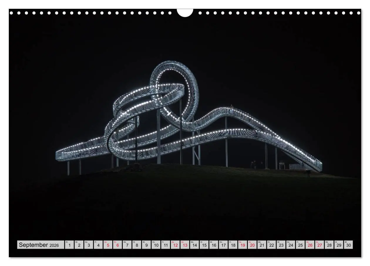 Bild: 9783457886939 | Es wird Nacht in Duisburg (Wandkalender 2026 DIN A3 quer), CALVENDO...