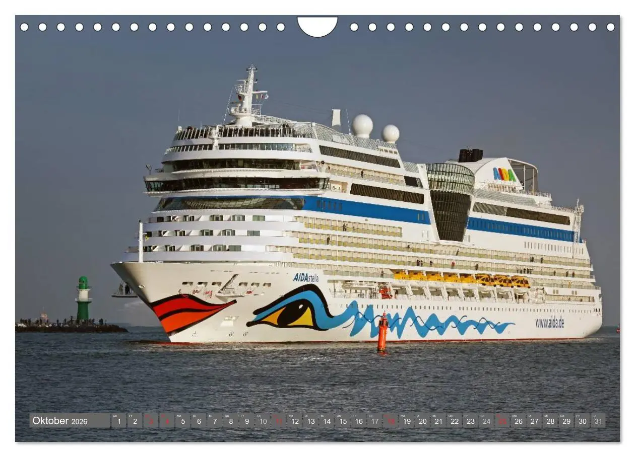 Bild: 9783516046939 | Kreuzfahrt Warnemünde (Wandkalender 2026 DIN A4 quer), CALVENDO...