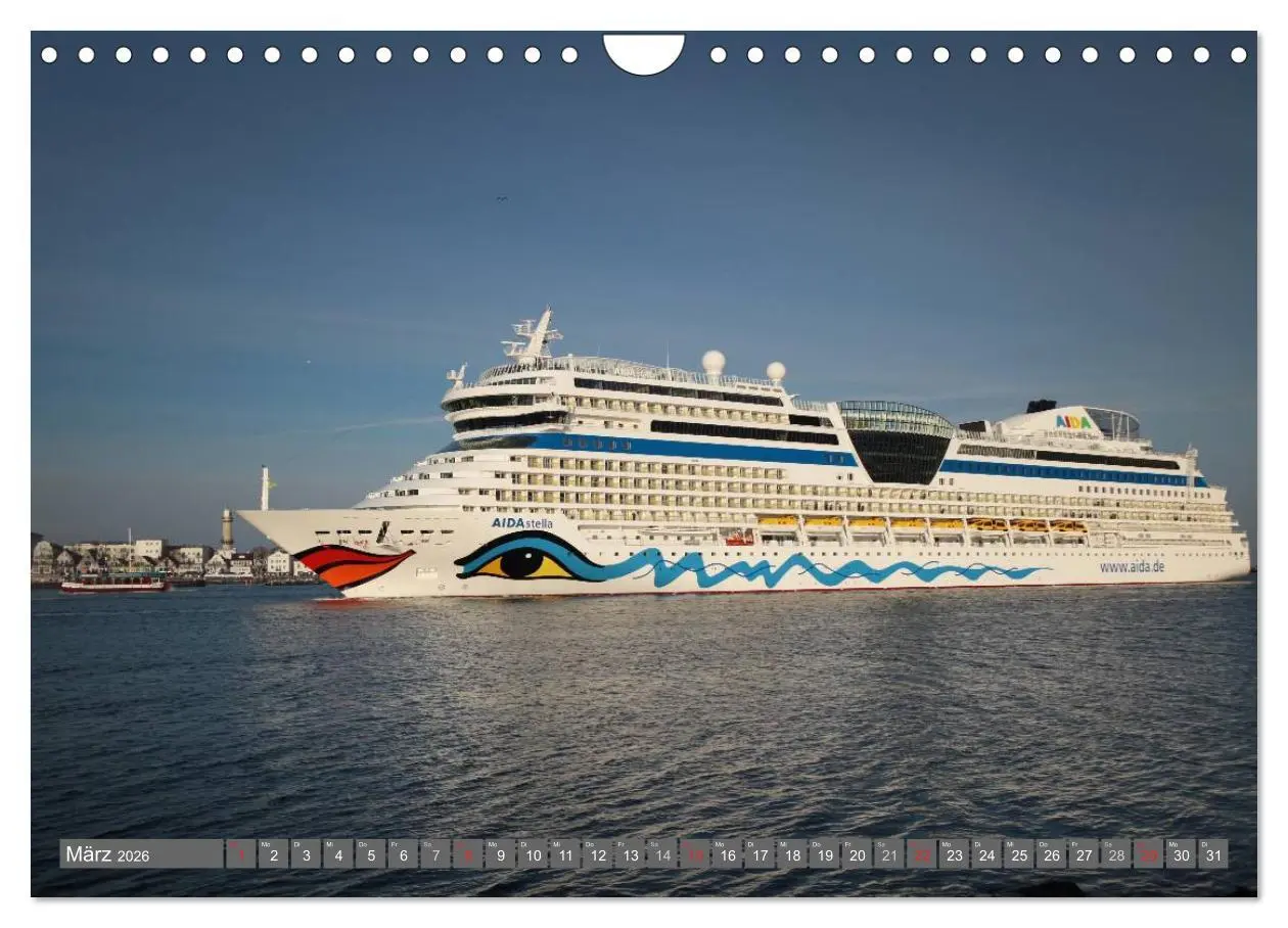 Bild: 9783516046939 | Kreuzfahrt Warnemünde (Wandkalender 2026 DIN A4 quer), CALVENDO...