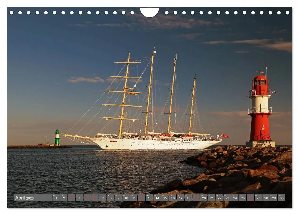 Bild: 9783516046939 | Kreuzfahrt Warnemünde (Wandkalender 2026 DIN A4 quer), CALVENDO...