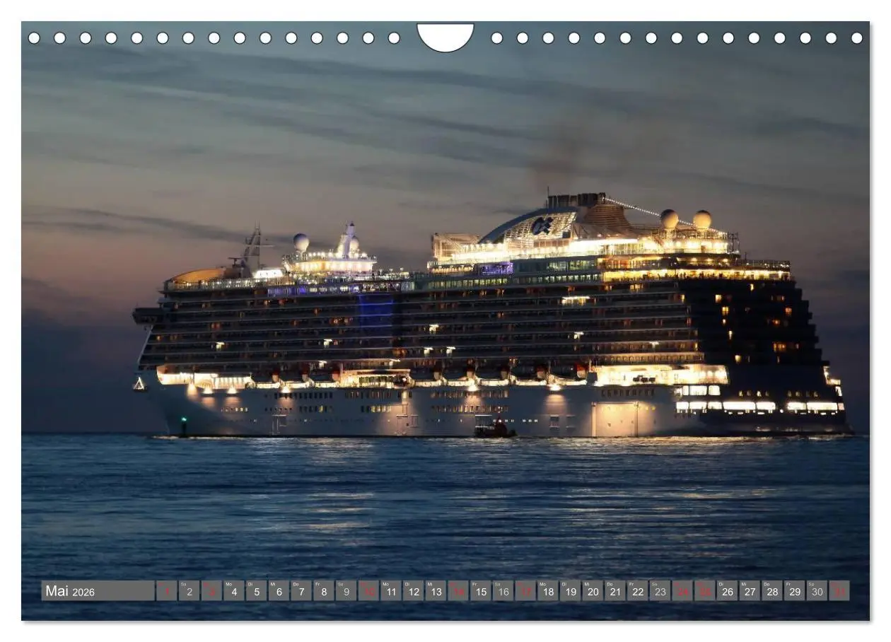 Bild: 9783516046939 | Kreuzfahrt Warnemünde (Wandkalender 2026 DIN A4 quer), CALVENDO...