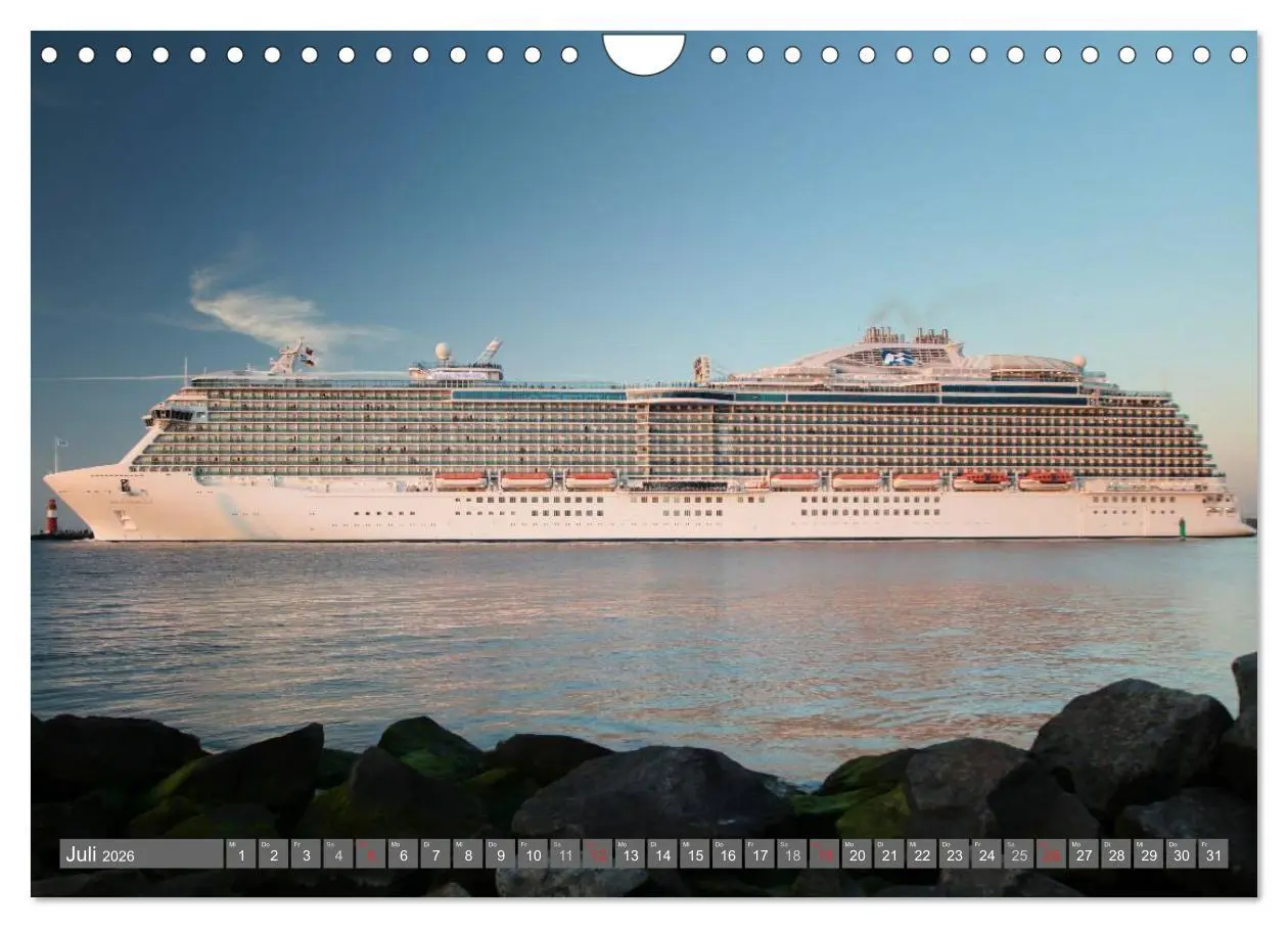 Bild: 9783516046939 | Kreuzfahrt Warnemünde (Wandkalender 2026 DIN A4 quer), CALVENDO...