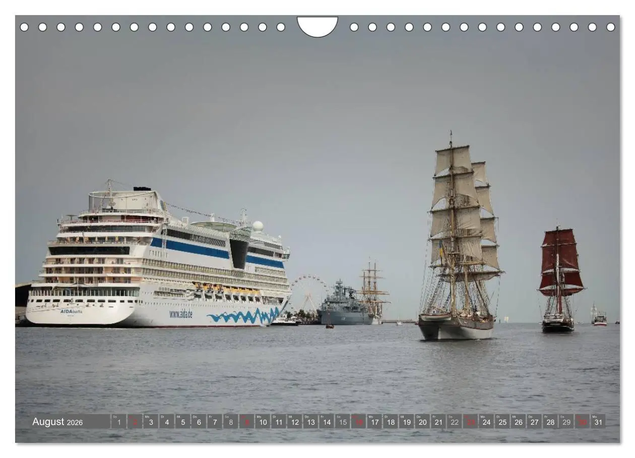 Bild: 9783516046939 | Kreuzfahrt Warnemünde (Wandkalender 2026 DIN A4 quer), CALVENDO...