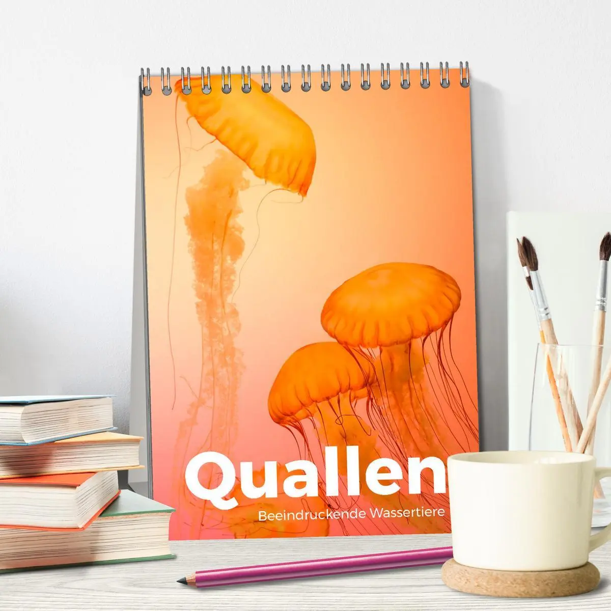 Bild: 9783516356939 | Quallen - Beeindruckende Wassertiere (Tischkalender 2026 DIN A5...