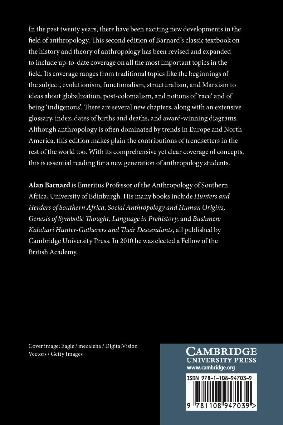 Rückseite: 9781108947039 | History and Theory in Anthropology | Alan Barnard | Taschenbuch | 2021
