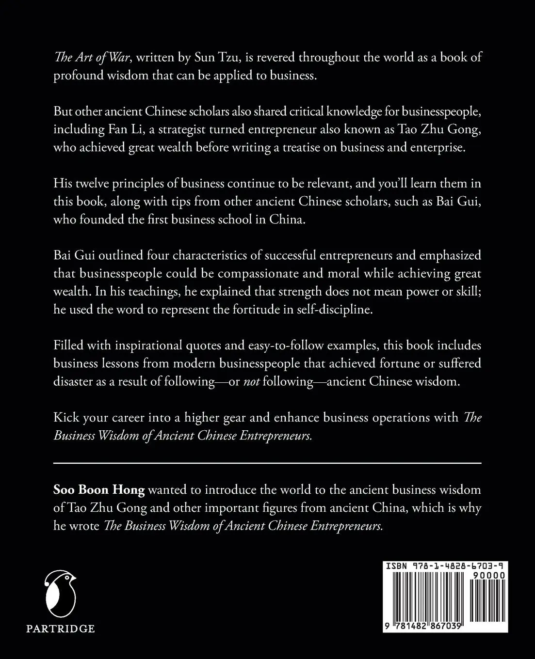 Rückseite: 9781482867039 | The Business Wisdom of Ancient Chinese Entrepreneurs | Soo Boon Hong