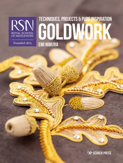 Cover: 9781782217039 | Rsn: Goldwork | Techniques, Projects and Pure Inspiration | Emi Nimura