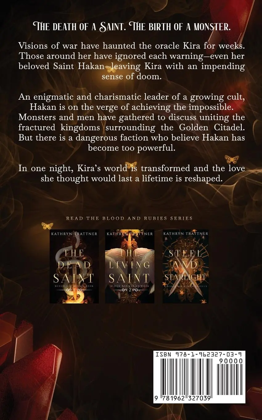 Rückseite: 9781962327039 | Sacrament and Smoke | A Blood and Rubies Story | Kathryn Trattner