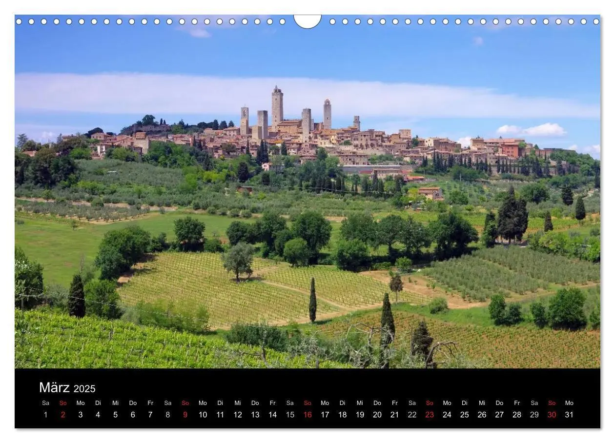 Bild: 9783435757039 | Toskana - Traumlandschaft in Italien (Wandkalender 2025 DIN A3...