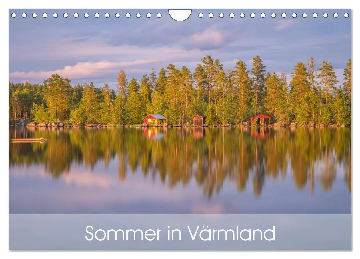 Cover: 9783457777039 | Schwedischer Sommer in Värmland (Wandkalender 2026 DIN A4 quer),...