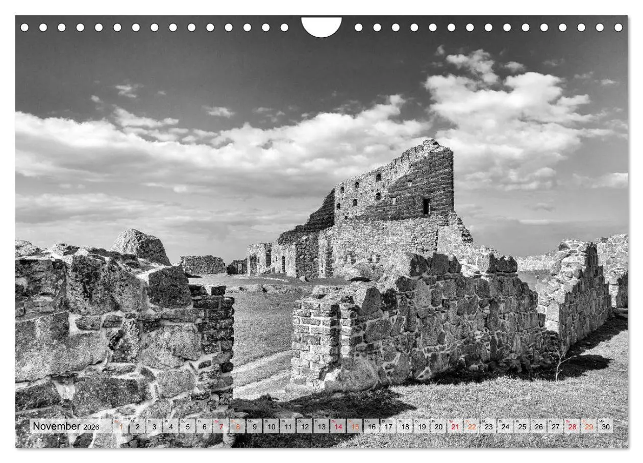 Bild: 9783457847039 | Bornholm black &amp; white (Wandkalender 2026 DIN A4 quer), CALVENDO...