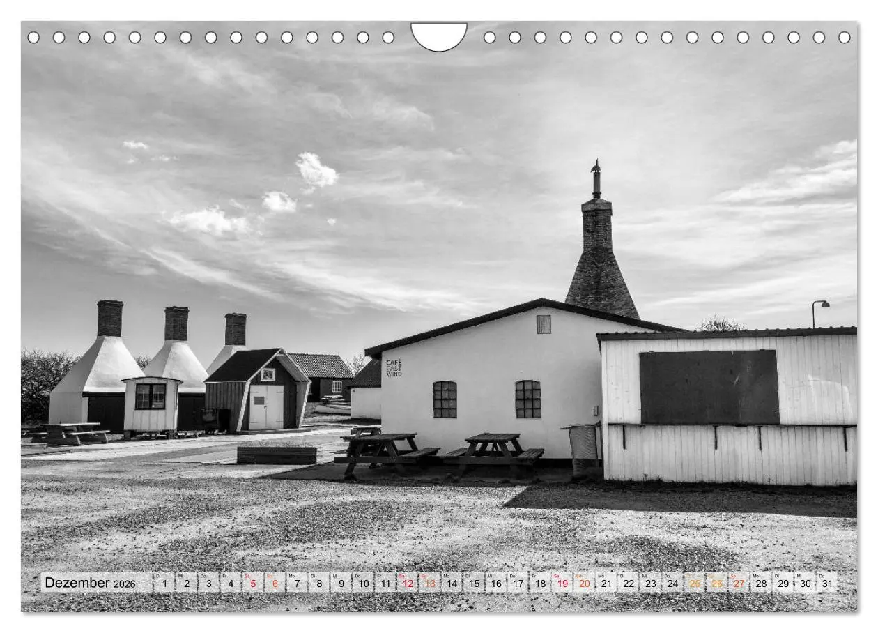 Bild: 9783457847039 | Bornholm black &amp; white (Wandkalender 2026 DIN A4 quer), CALVENDO...