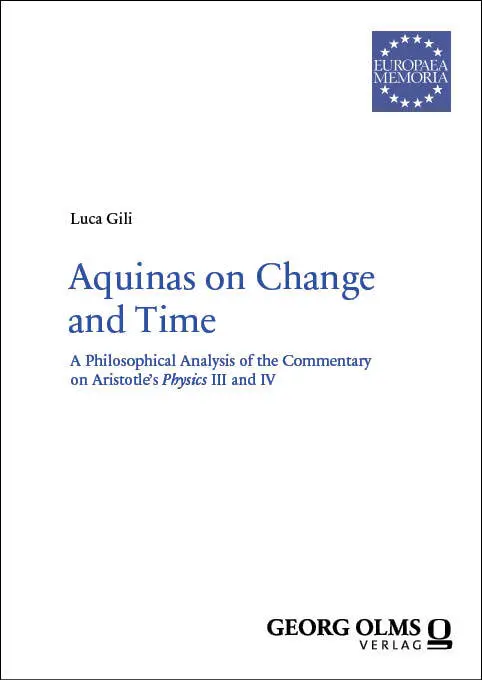 Cover: 9783487167039 | Aquinas on Change and Time | Luca Gili | Taschenbuch | 111 S. | 2024