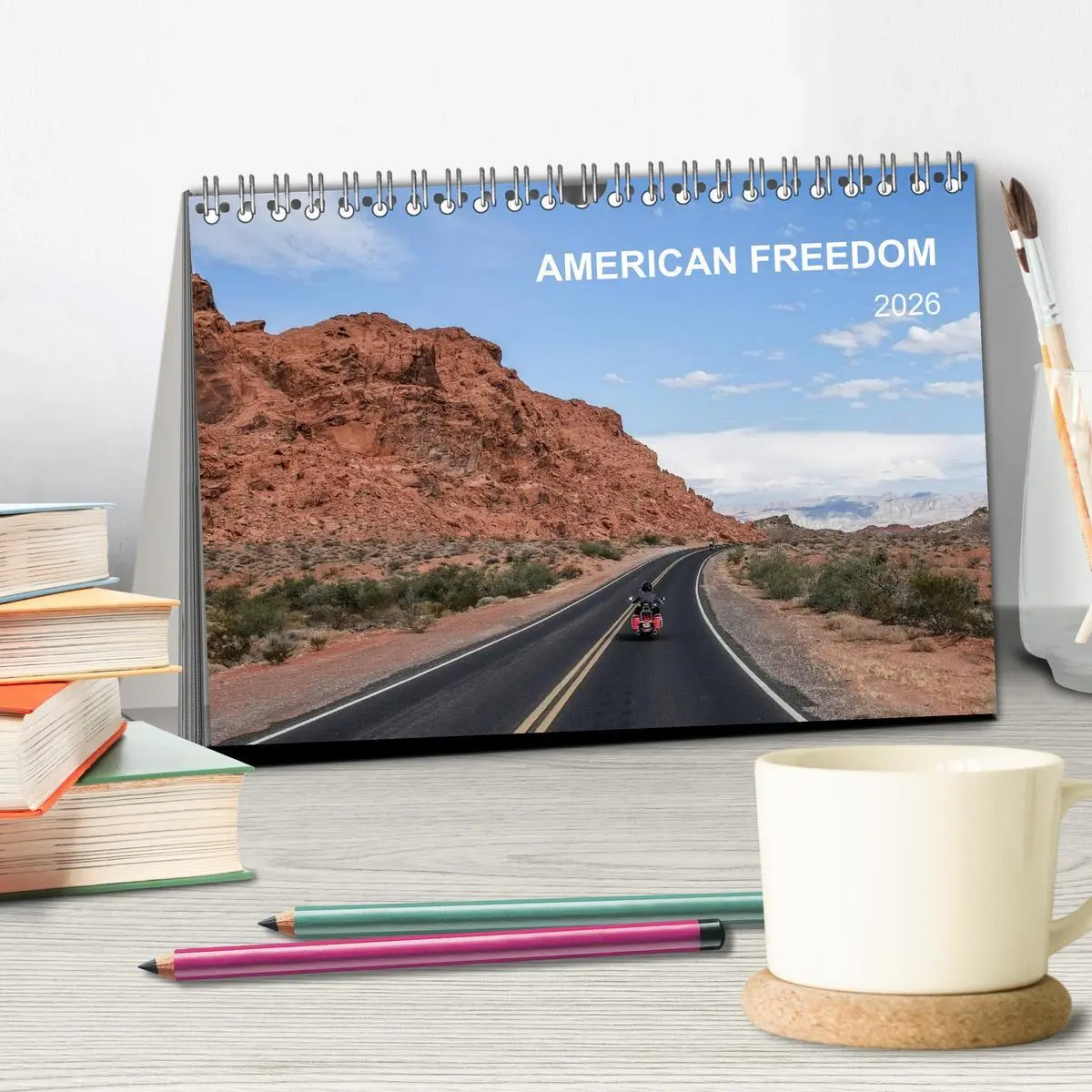 Bild: 9783516177039 | American Freedom (Tischkalender 2026 DIN A5 quer), CALVENDO...