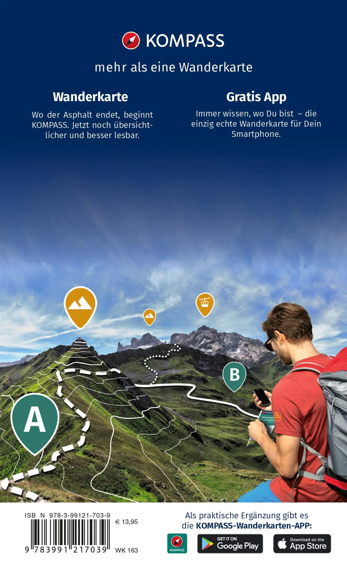 Rückseite: 9783991217039 | KOMPASS Wanderkarten-Set 163 Nürnberg und Umgebung (2 Karten) 1:50.000