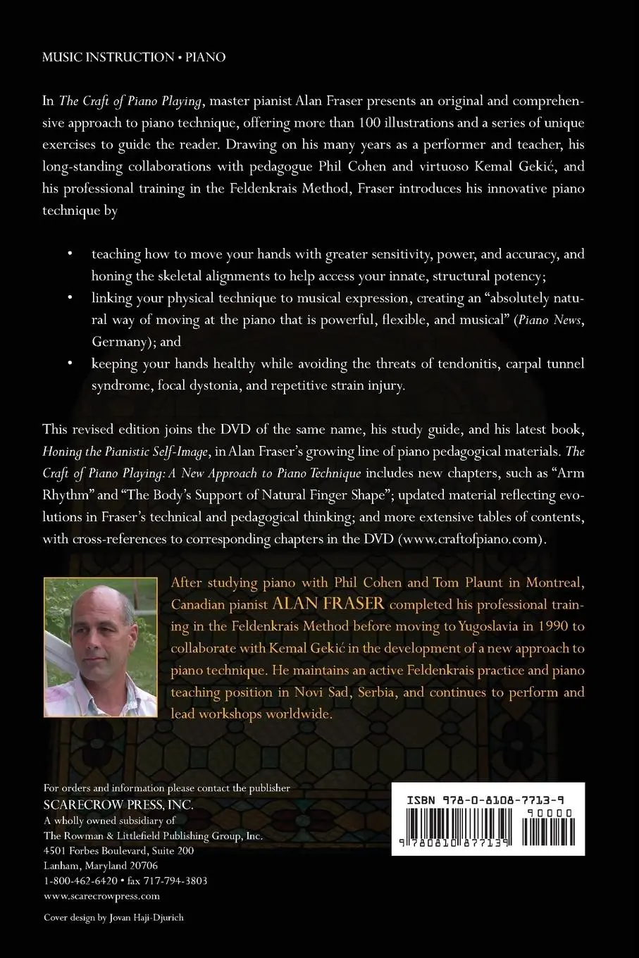 Rückseite: 9780810877139 | The Craft of Piano Playing | A New Approach to Piano Technique | Buch