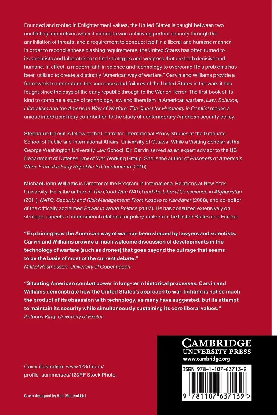 Rückseite: 9781107637139 | Law, Science, Liberalism and the American Way of Warfare | Taschenbuch