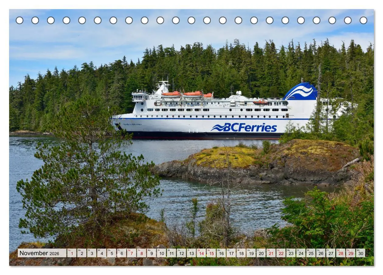 Bild: 9783457907139 | Faszination Vancouver Island (Tischkalender 2026 DIN A5 quer),...