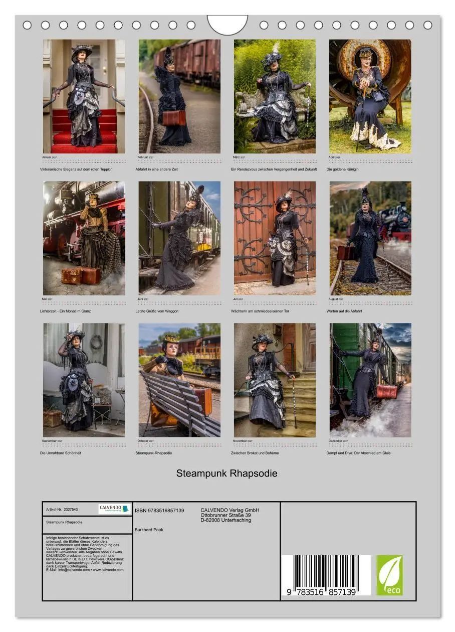 Bild: 9783516857139 | Steampunk Rhapsodie (Wandkalender 2027 DIN A4 hoch), CALVENDO...