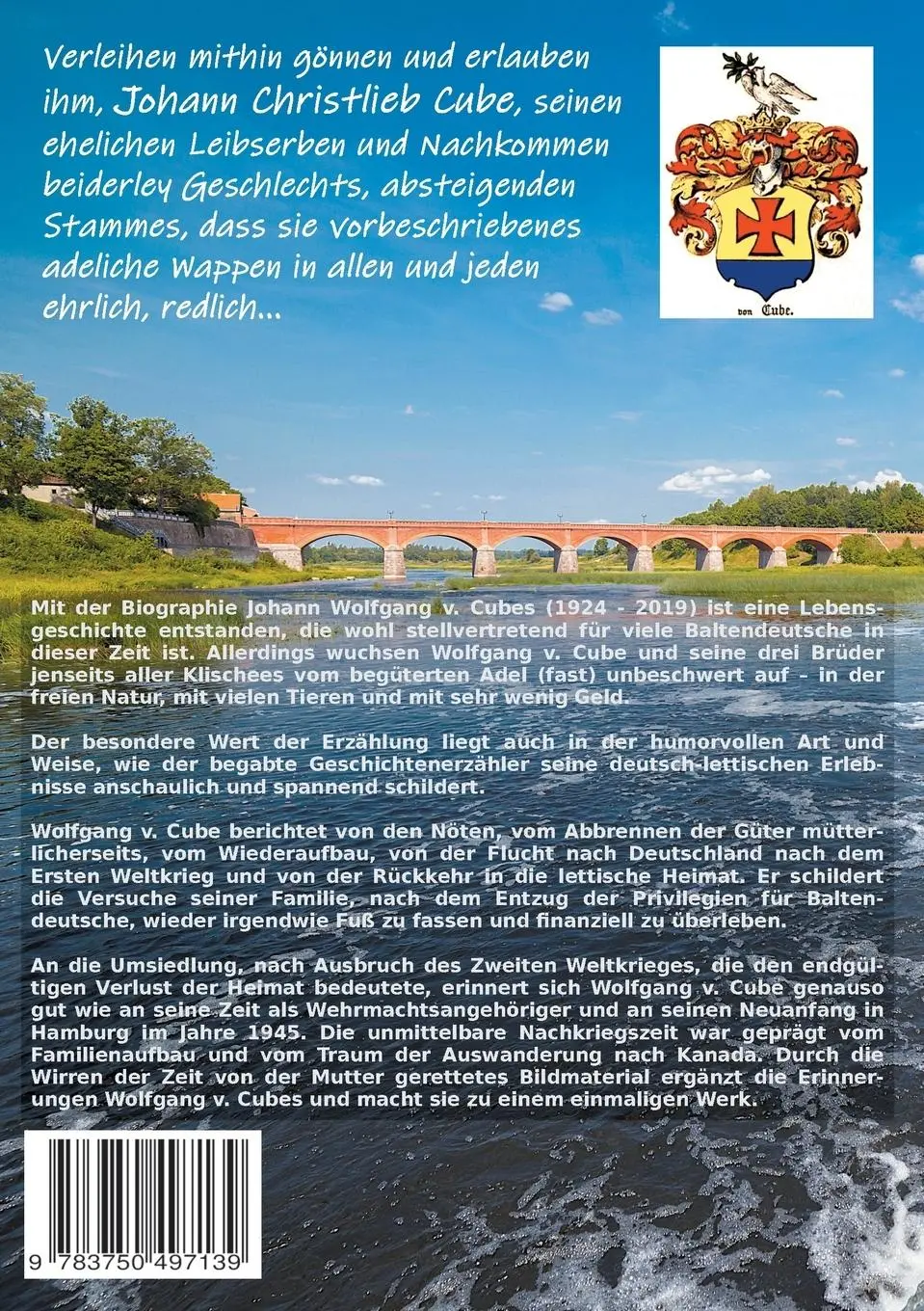 Rückseite: 9783750497139 | Johann Wolfgang v. Cube | "Irgendwie trieb es uns immer aufs Wasser"