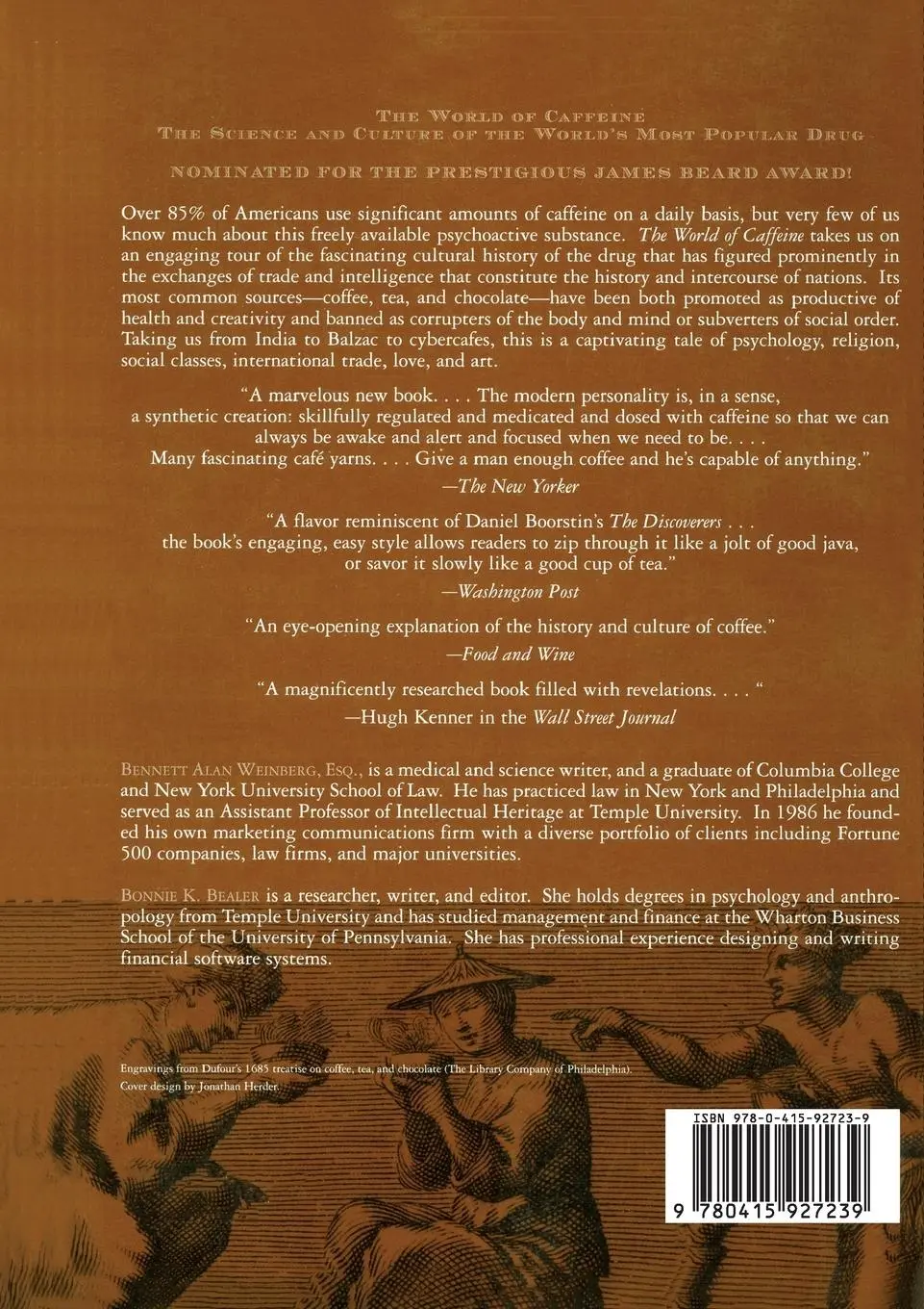 Rückseite: 9780415927239 | The World of Caffeine | Bennett Alan Weinberg (u. a.) | Taschenbuch