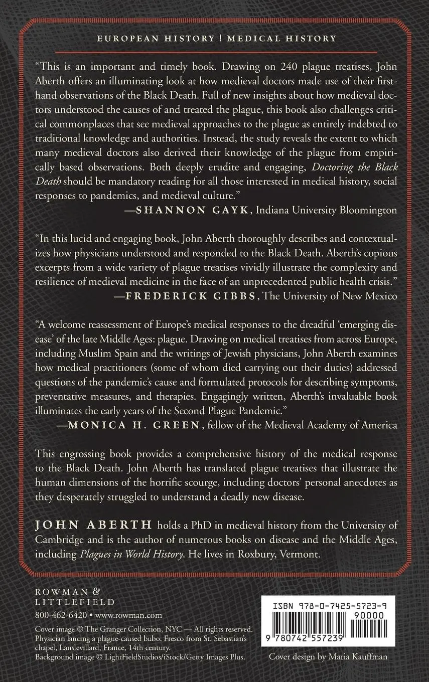 Rückseite: 9780742557239 | Doctoring the Black Death | John Aberth | Buch | Englisch | 2021