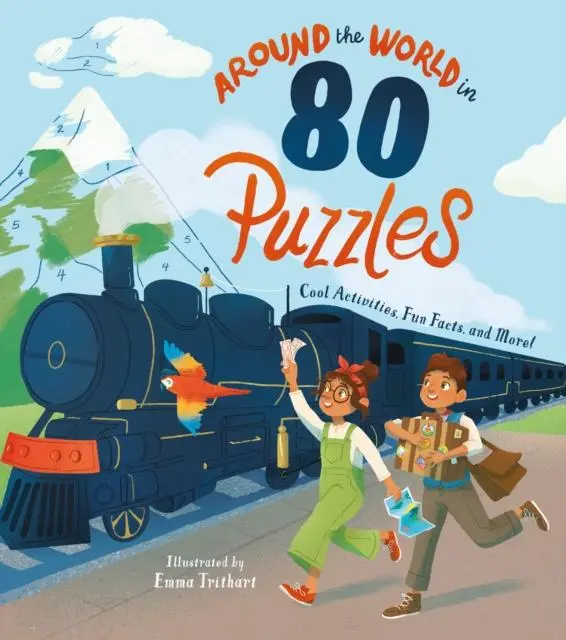 Cover: 9781839407239 | Around the World in 80 Puzzles | Cool Activities, Fun Facts, and More!