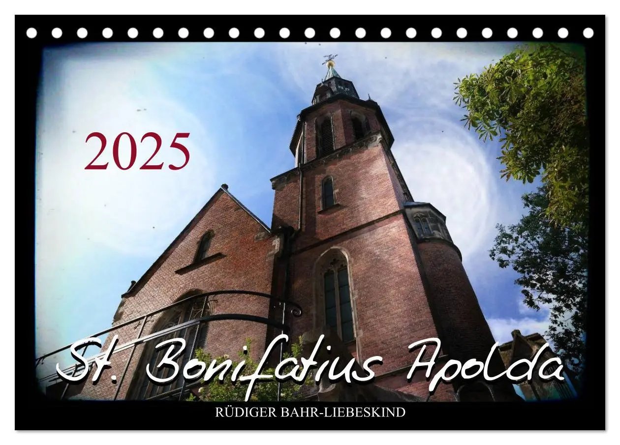 Cover: 9783435597239 | St. Bonifatius Apolda (Tischkalender 2025 DIN A5 quer), CALVENDO...