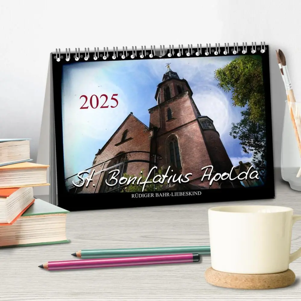 Bild: 9783435597239 | St. Bonifatius Apolda (Tischkalender 2025 DIN A5 quer), CALVENDO...