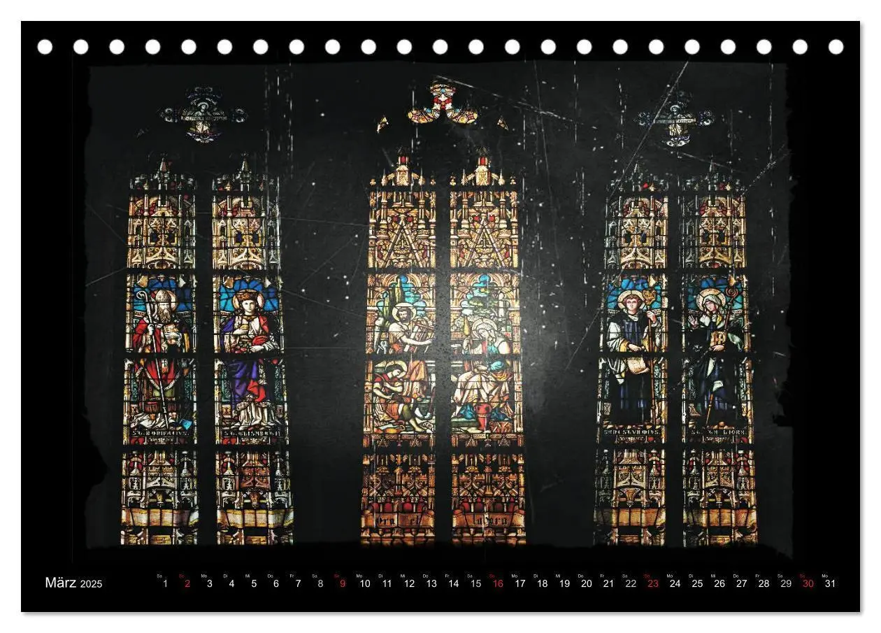 Bild: 9783435597239 | St. Bonifatius Apolda (Tischkalender 2025 DIN A5 quer), CALVENDO...