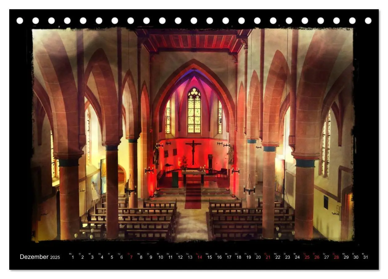 Bild: 9783435597239 | St. Bonifatius Apolda (Tischkalender 2025 DIN A5 quer), CALVENDO...