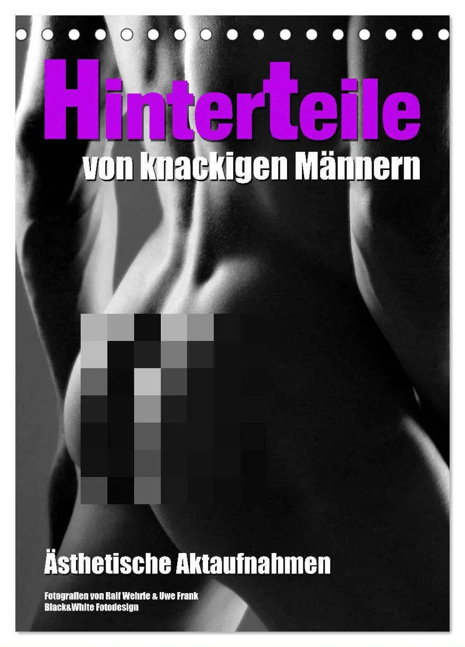 Cover: 9783435977239 | Hinterteile von knackigen Männern (Tischkalender 2025 DIN A5 hoch),...