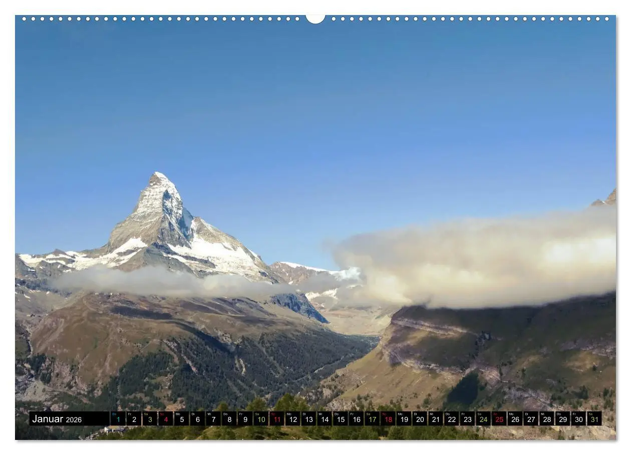 Bild: 9783457687239 | Und ewig lockt das Matterhorn (hochwertiger Premium Wandkalender...