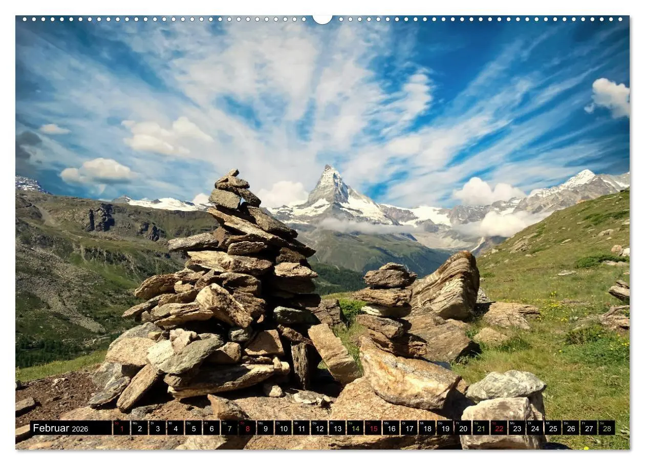 Bild: 9783457687239 | Und ewig lockt das Matterhorn (hochwertiger Premium Wandkalender...