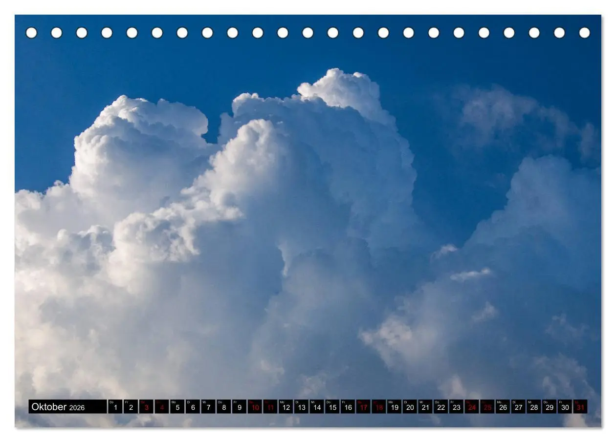 Bild: 9783457757239 | Faszination Wolken (Tischkalender 2026 DIN A5 quer), CALVENDO...