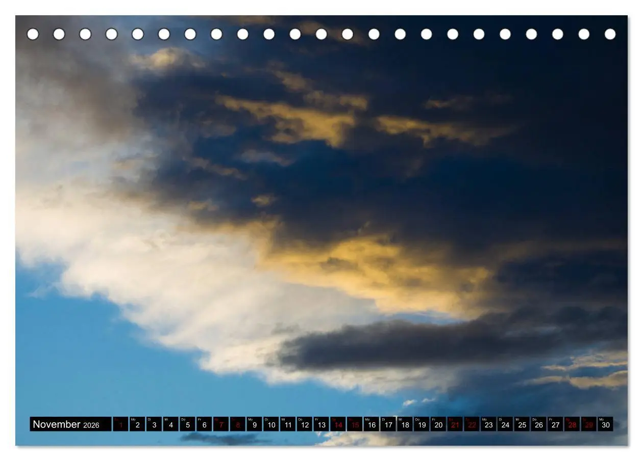 Bild: 9783457757239 | Faszination Wolken (Tischkalender 2026 DIN A5 quer), CALVENDO...