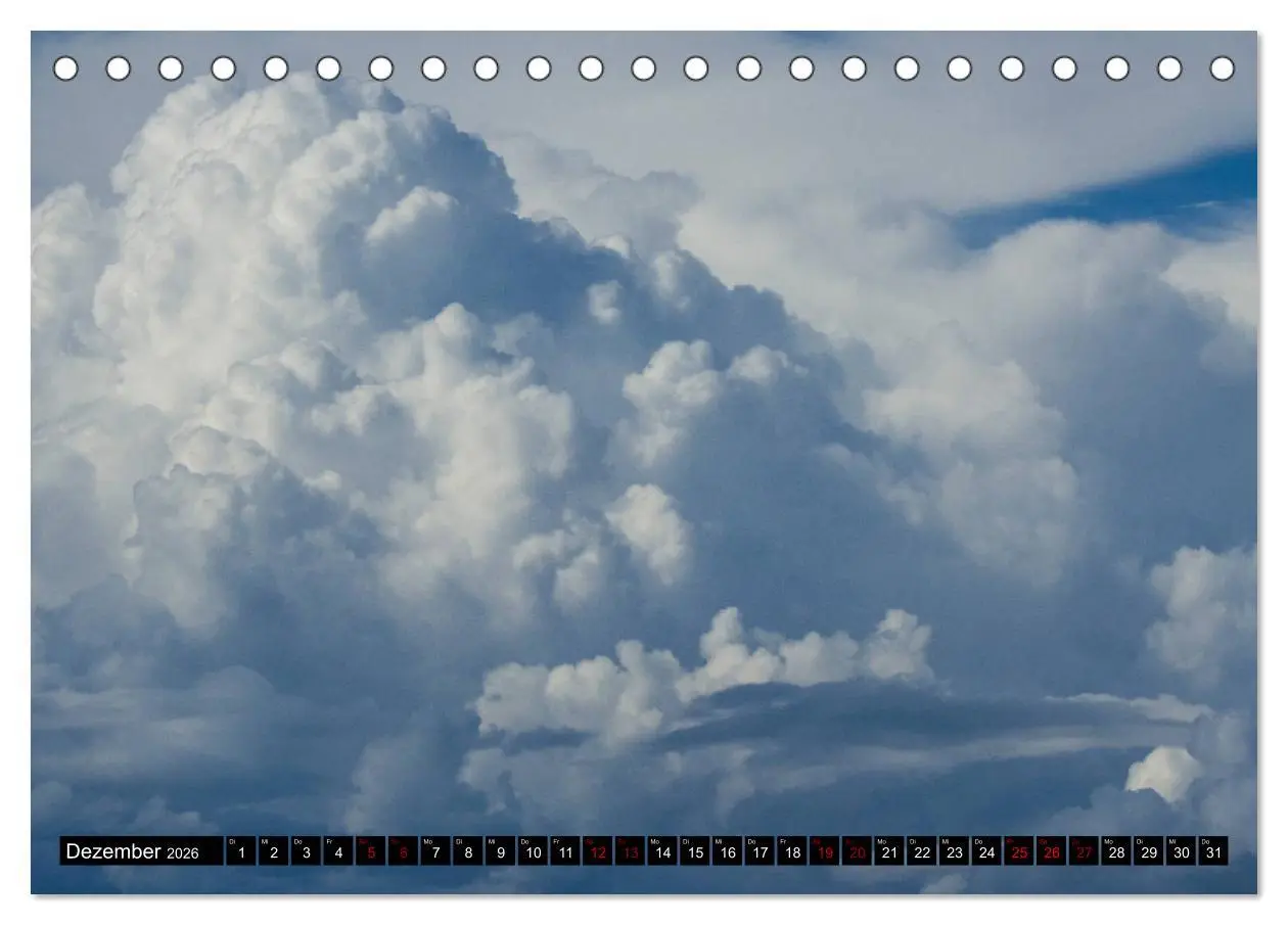 Bild: 9783457757239 | Faszination Wolken (Tischkalender 2026 DIN A5 quer), CALVENDO...