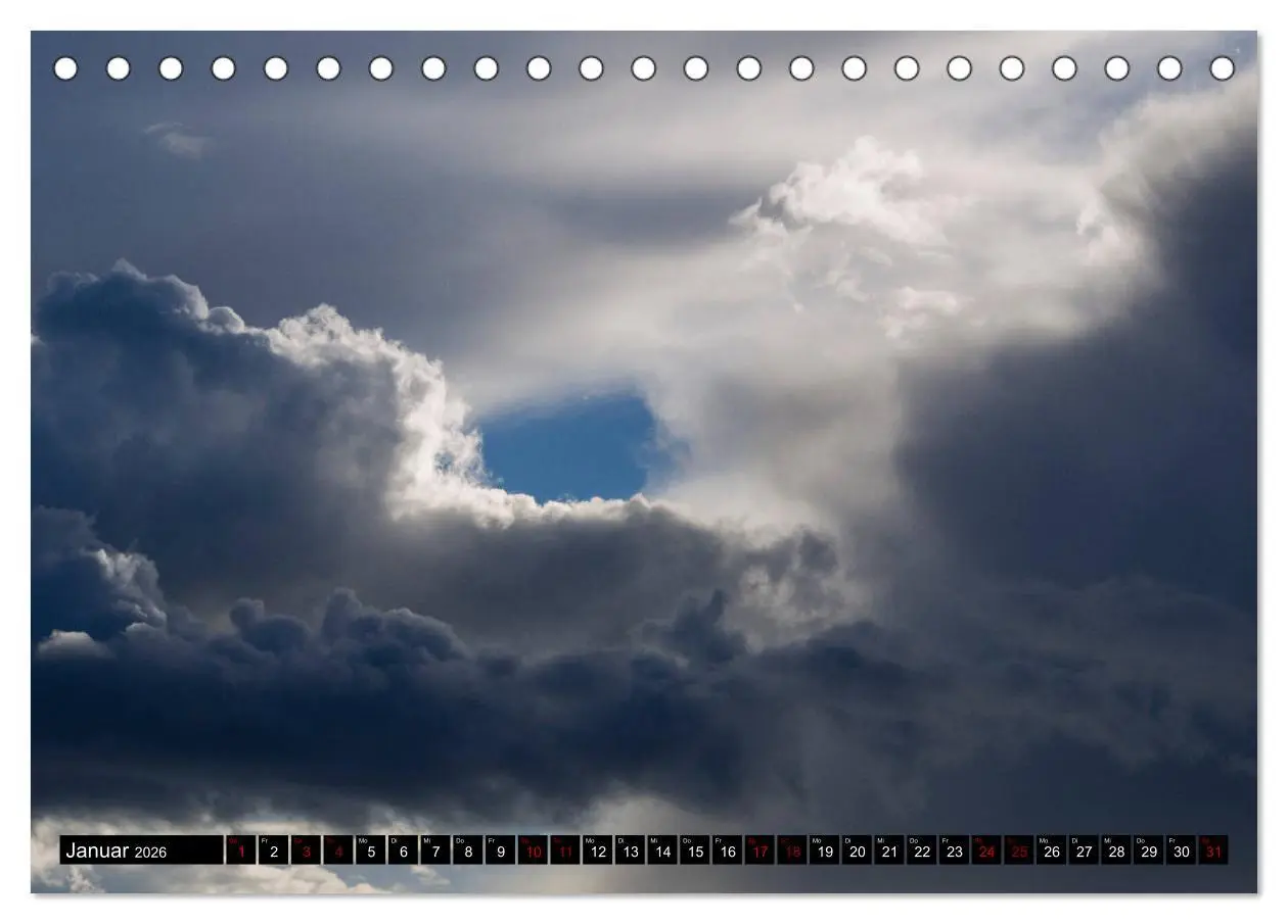 Bild: 9783457757239 | Faszination Wolken (Tischkalender 2026 DIN A5 quer), CALVENDO...