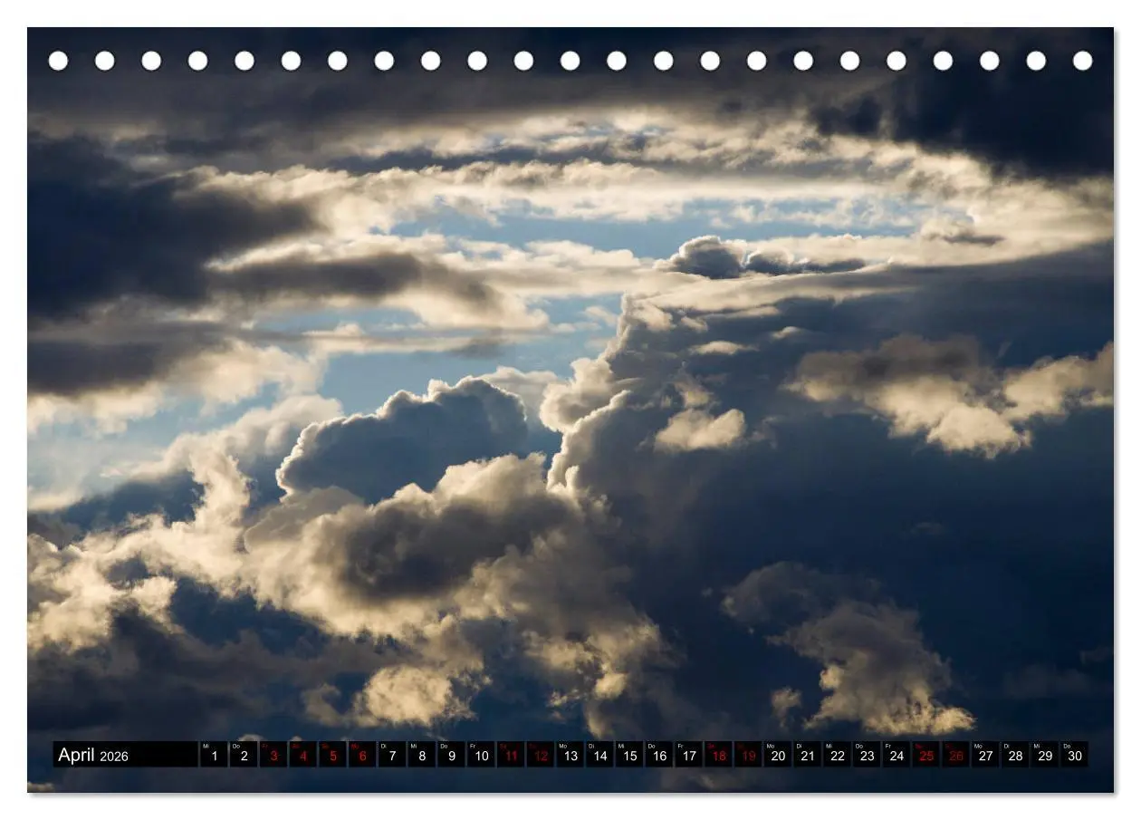 Bild: 9783457757239 | Faszination Wolken (Tischkalender 2026 DIN A5 quer), CALVENDO...
