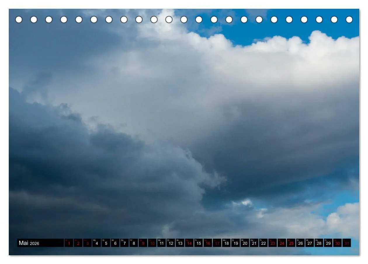 Bild: 9783457757239 | Faszination Wolken (Tischkalender 2026 DIN A5 quer), CALVENDO...